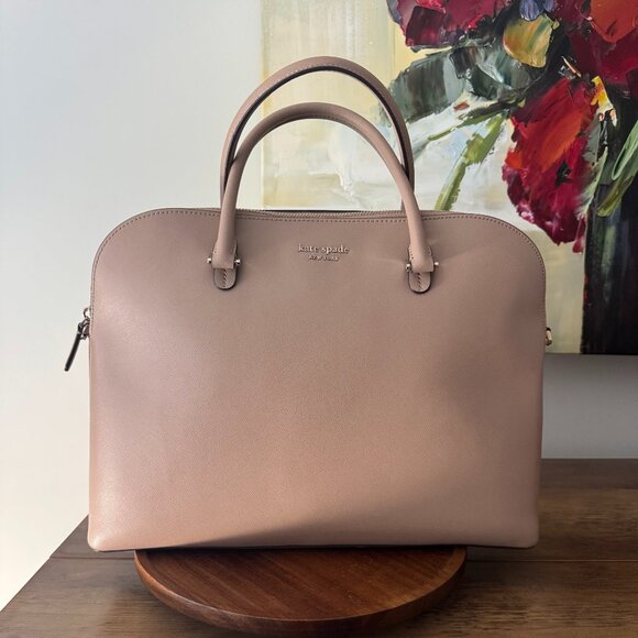 Dark Pink Kate Spade Briefcase Laptop Bag - Picture 1 of 6